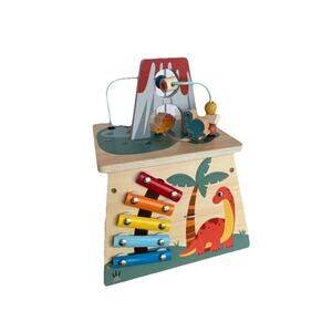 Jarod Dino Dinosaur Shape Sorter Wood Multi Activity Volcano (No Dino Shapes)